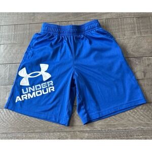 Under Armour Boys Blue Athletic Short Size Small